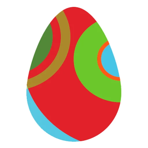Эмодзи Пасхальные яйца ☹️