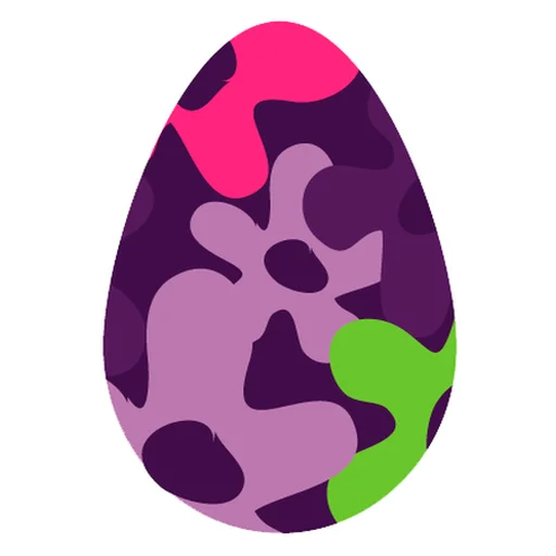 Telegram Sticker «Пасхальные яйца» 😒