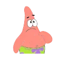 Patrick | Sponge bob Square pants stiker 🤷‍♂️