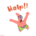 Patrick | Sponge bob Square pants emoji 🤷‍♂️