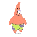 Стикер Patrick | Sponge bob Square pants 😴