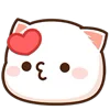 Telegram emoji Peach Cat