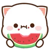 Peach Cat emoji 🍉