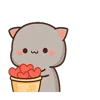 Peach Cat emoji ❤️
