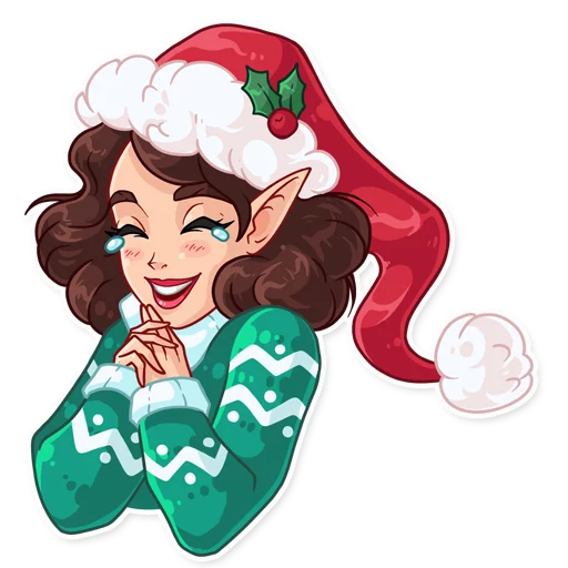 Telegram Sticker «Penelope the Elf» 😂