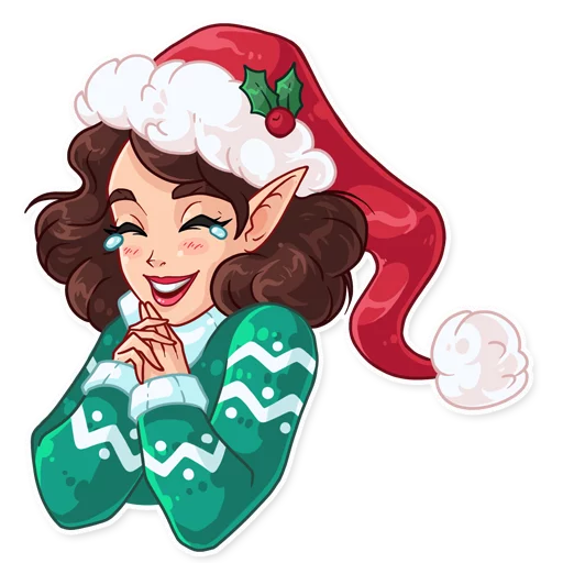 Стикеры телеграм Penelope the Elf