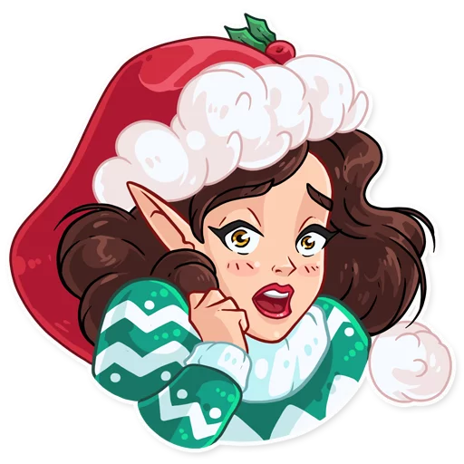 Penelope the Elf emoji 😨
