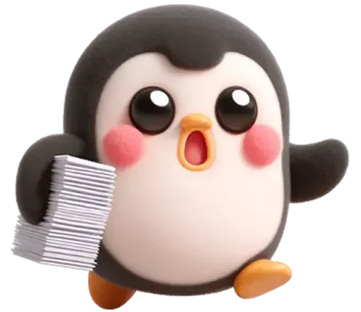 Penguins sticker 😱