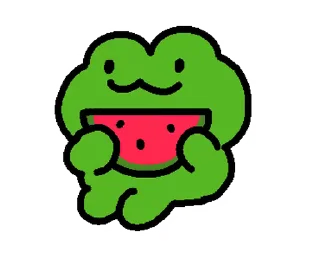 Стікер Pepe Cute Frog 💚