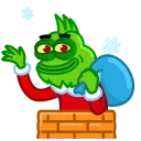 Pepe Grinch sticker 👋