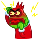 Pepe Grinch emoji 😡