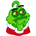 Pepe Grinch emoji 🤔
