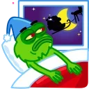 Pepe Grinch sticker 😴