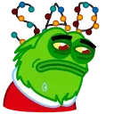 Эмодзи Pepe Grinch Emoji 😢