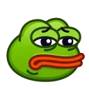 Эмодзи Pepe emoji 😩