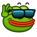 Эмодзи Pepe emoji  😎