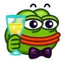 Эмодзи Pepe emoji 🥂