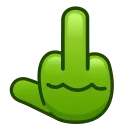Эмодзи Pepe emoji 🖕