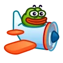 Эмодзи Pepe emoji  ✈️