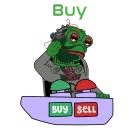 The Pepe AI stiker 🤑