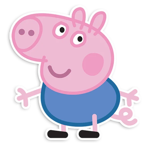 Peppa Pig sticker 😊