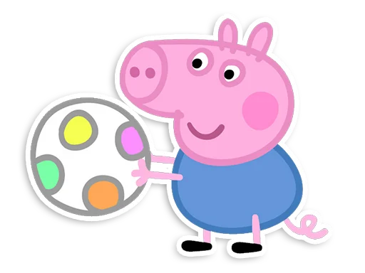 Peppa Pig sticker ⚽️