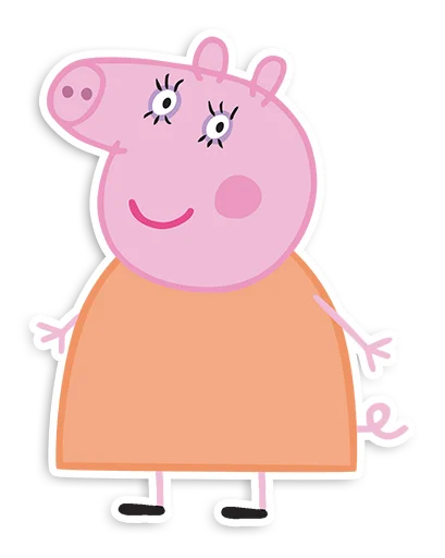 Эмодзи Peppa Pig  😊