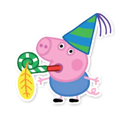 Емодзі Peppa Pig 🥳