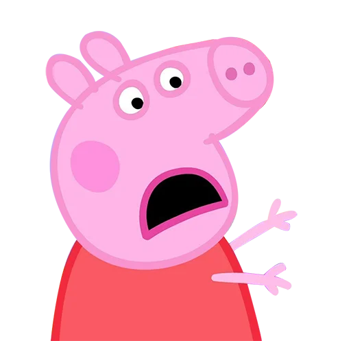 Емодзі Peppa Pig 😫