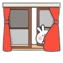 Bunny emoji 🫣