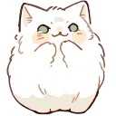 Емодзі телеграм Persian Cat