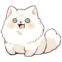 Емодзі телеграм Persian Cat