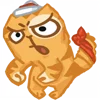 Емодзі Persik Spotty Emoji 👊
