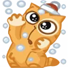 Емодзі Persik Spotty Emoji ❄️