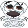 Емодзі Persik Spotty Emoji 🤷‍♂️