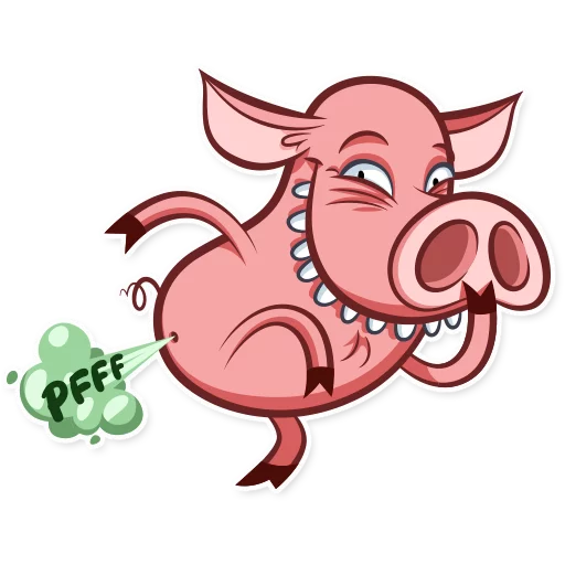 Стикер Pete The Pig 😁