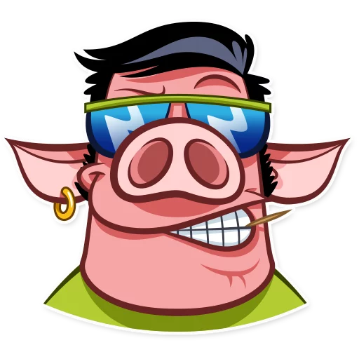 Емодзі Pete The Pig 😎