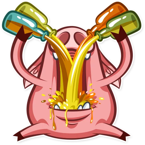 Pete The Pig emoji 🍻