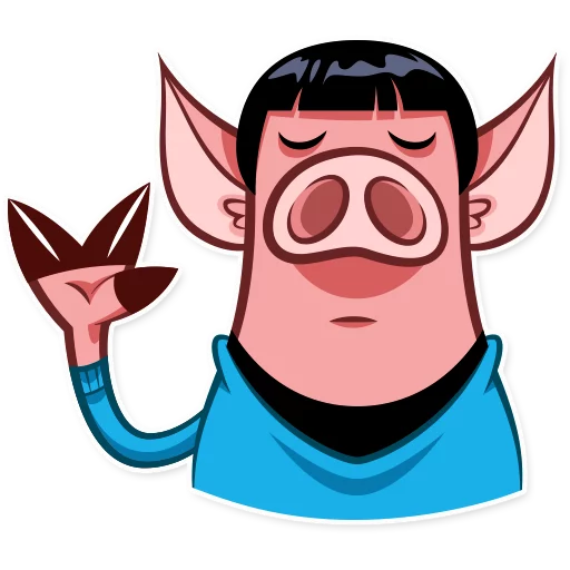 Pete The Pig stiker 🖖
