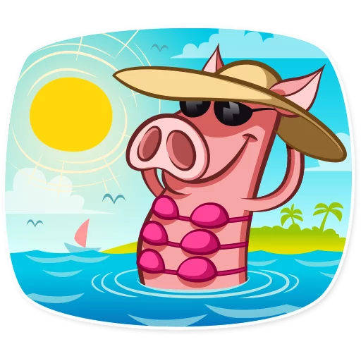 Pete The Pig emoji 🕶