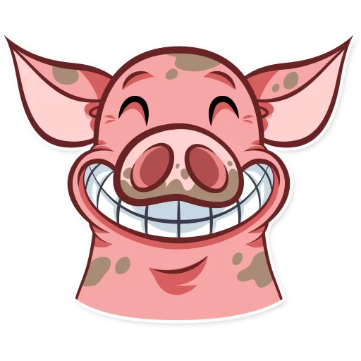 Стікер Telegram «Pete The Pig» 😁