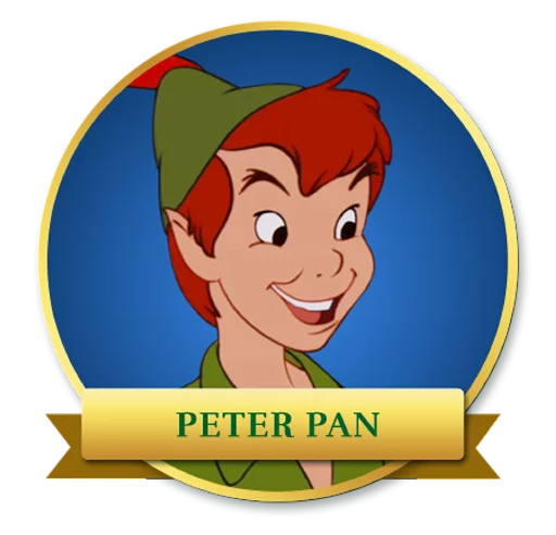 Эмодзи Peter Pan 😊