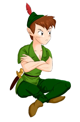 Стікер Peter Pan 😒