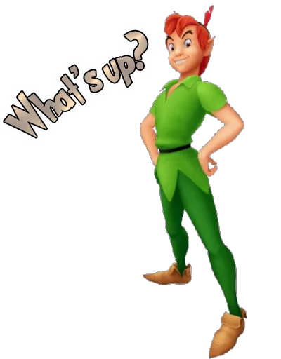 Telegram Sticker «Peter Pan» 👋
