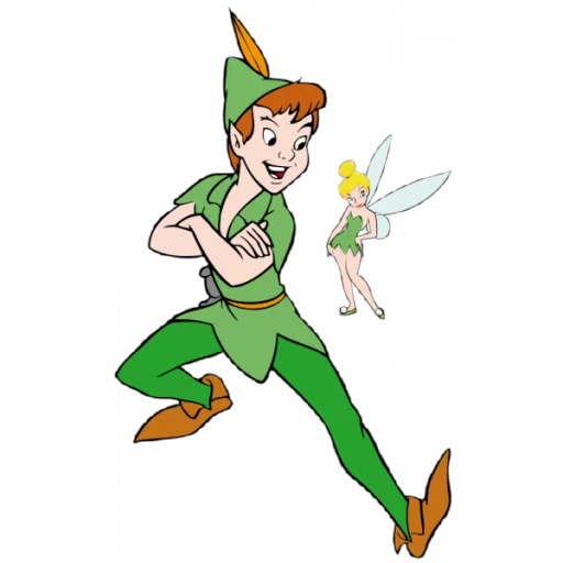 Telegram stiker «Peter Pan» 💃