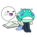 Phibi The Scholar emoji 😨