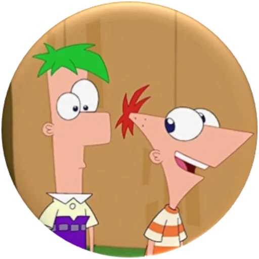 Стикер Telegram «Phineas and Ferb» 😃