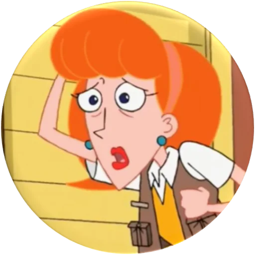 Стикер Telegram «Phineas and Ferb» 😟