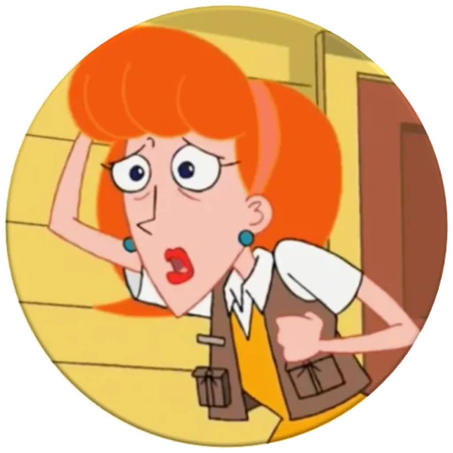 Стикер Telegram «Phineas and Ferb» 🤦‍♂