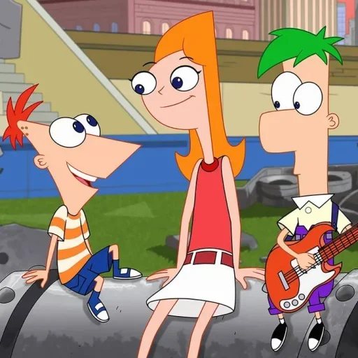 Telegram stiker «Phineas And Ferb» 😐